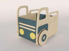 Designs Call KIBO Art.159424 Green  Ящик для игрушек на колесиках