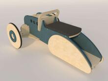 Designs Call HOT ROD Art.159430 Black Ящик для игрушек на колесиках