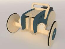 Designs Call HOT ROD Art.159430 Black Ящик для игрушек на колесиках