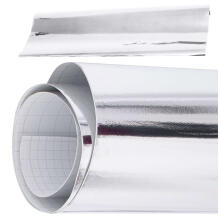 Ikonka Art.KX10171 Mirror roll film mirror chrome silver 1,52x18m
