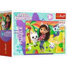 TREFL GABBY´S DOLLHOUSE Puzle mini maxi, 20 gab.