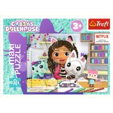 TREFL GABBY´S DOLLHOUSE Puzle mini maxi, 20 gab.