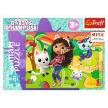 TREFL GABBY´S DOLLHOUSE Puzle mini maxi, 20 gab.