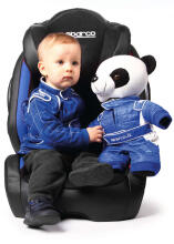 Sparco F1000KI Black-Blue Isofix (F1000KI-G23BL) 15-36 Kg, Autokrēsliņš