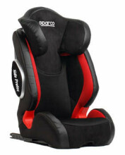 Sparco F1000KI Black-Red Isofix (F1000KI-G23RD) 15-36 Kg, Autokrēsliņš