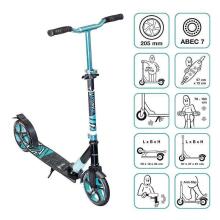 Muuwmi  Aluminium Scooter  Art.AU549 Самокат двухколесный 205мм