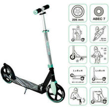 Muuwmi  Aluminium Scooter Art.AU566 skūteris 205mm