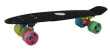 Muuwmi Skateboard Penny Board Neon Art.AU293  Bērnu skrituļdēlis ar gaismiņam