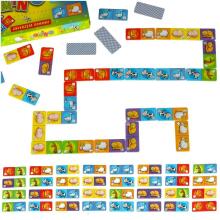 Ikonka Art.KX4167 ALEXANDER Dominoes Pets educational game 4+