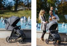 4baby Stinger Art.159752 Pro Graphite Bērnu sporta/pastaigu rati