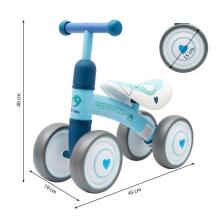 Carero Balance Bike   Art.159819 Fruit Blue  Детский велосипед/бегунок с металлической рамой