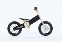 Moovkee Balance Bike Air Art.159826 Black  Bērnu skrējritenis ar koka rāmi