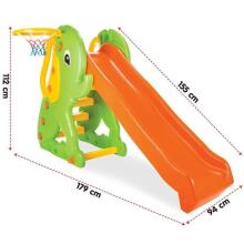 Garden Toys Slide  Art.06-160  Slidkalniņš ar basketbola grozu (Izcila kvalitāte)