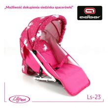 Adbor Lily Doll Stroller Art.LC-08 Коляска  для куклы с сумкой