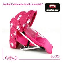 Adbor Lily Doll Stroller Art.LC-18 Коляска  для куклы с сумкой