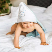 BabyOno Bath Towel Art.144/09  Bērnu frotē dvielis ar kapuci 85x85cm