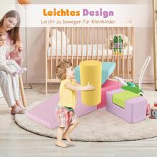 Costway Foam Building Blocks Art.159962 Light Pink Игровой модульный центр