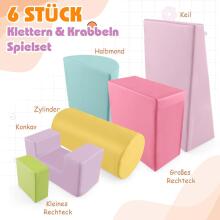 Costway Foam Building Blocks Art.159962 Light Pink Игровой модульный центр