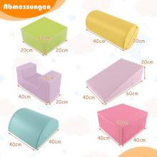 Costway Foam Building Blocks Art.159962 Light Pink Игровой модульный центр