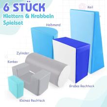 Costway Foam Buildings Blocks  Art.159975 Blue Игровой многофункциональный/модульный центр