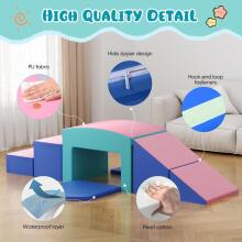 Lischwert Children's Foam Building Blocks Art.159984 Pink/Blue  Игровой многофункциональный/модульный центр
