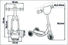 3 WHEELS BABY SCOOTER PRINCESS