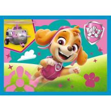 TREFL PAW PATROL Pužļu komplekts 4in1 Ķepa Patruļa