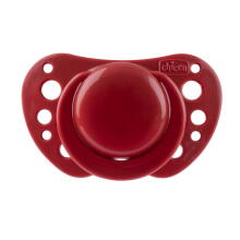 CHICCO Silikona knupis 6-12m 2gb., pink