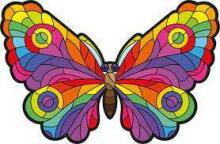 Kids Do Wooden puzzle  Art.AP3115 Butterfly Koka puzle Taurenis 52 gab