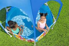 Bestway 5618T Steel Pro UV Careful Splash-in-Shade Play Pool