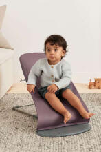 Babybjorn Balance Bouncer Bliss Art.006034 Dark Purple Cotton šūpuļkrēsls