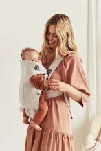 BABYBJÖRN ķengursoma MINI 3D JERSEY, light beige, 021087