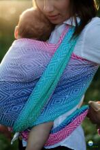 Little Frog  Wrap Sling  Art.160816 Aurora Cube   Многофункциональный слинг - платок  (для детей до 36 месяцев)  размер 4 (3.6м)