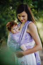 Little Frog  Wrap Sling  Art.160830 Lilac Florora Многофункциональный слинг - платок  (для детей до 36 месяцев)  размер 4 (3.6м)