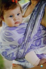 Little Frog  Wrap Sling  Art.160830 Lilac Florora Многофункциональный слинг - платок  (для детей до 36 месяцев)  размер 4 (3.6м)