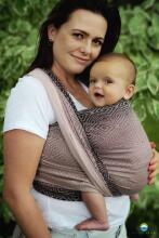 Little Frog Wrap Sling Art.160849 Tencel Charmy Cube  Многофункциональный слинг - платок (для детей до 36 месяцев) размер 4 (3.6м)