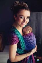 Little Frog Wrap Sling Art.160953 Aurora Cube Многофункциональный слинг - платок (для детей до 36 месяцев) размер 6 (4.6м)