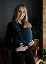 Little Frog Wrap Sling Art.160961 Ocean Wildness Многофункциональный слинг - платок (для детей до 36 месяцев) размер 6 (4.6м)