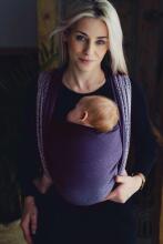 Little Frog Wrap Sling Art.160987 Iris Cube  Zīdaiņu slings/lakats (bērniem līdz 36 mēnešiem) size 7 (5.2m)