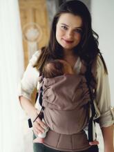 Little Frog Baby Carrier Prime Art.161002 Mocha Эргономичная кенгуру - Рюкзачок повышенной комфортности от 4 до 20 кг