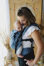 Little Frog Baby Carrier Prime Art.161006 Sky Miles Эргономичная кенгуру - Рюкзачок повышенной комфортности от 4 до 20 кг