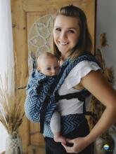 Little Frog Baby Carrier Prime Art.161006 Sky Miles Эргономичная кенгуру - Рюкзачок повышенной комфортности от 4 до 20 кг
