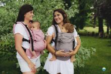 Little Frog Baby Carrier Prime Art.161013 Linen Hutt Ķengursoma - aktīviem vecākiem gariem pārgājieniem no 4 līdz 20 kg