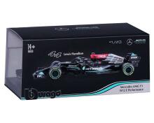 BBURAGO 1:43 auto model Mercedes AMG F1 W12 E Performance, 18-38058 (#44)