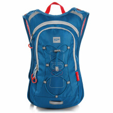 A bicycle backpack (5 l) with reflections and space for a water bladder blue Spokey OTARO
