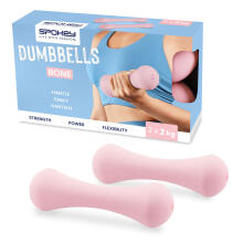Set of neoprene dumbbells Spokey BONE 2x2 kg