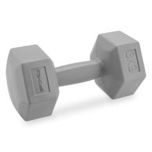 Set of hexagonal dumbbells 2x3 kg Spokey MONSTER
