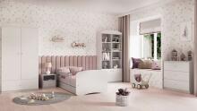 Bed babydreams white without pattern without drawer without mattress 180/80