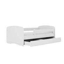 Bed babydreams white without pattern with drawer without mattress 180/80