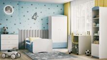 Bed babydreams blue without pattern without drawer without mattress 160/80